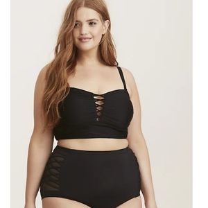 Torrid Black Bikini Set